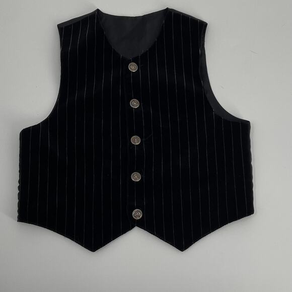 Pin Stripped Kids Vest - Picture 2 of 4